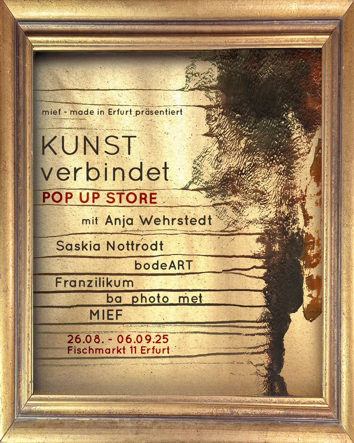 Flyer für POP UP Store